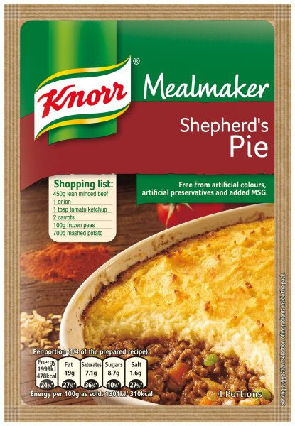 Knorr Mealmaker Shepherd's Pie