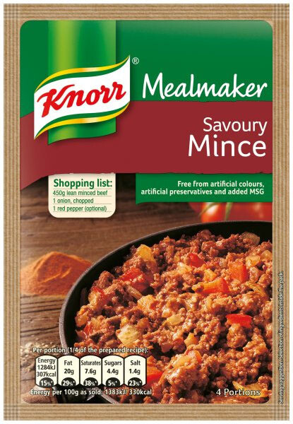 Knorr Mealmaker Savory Mince