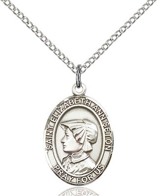 Sterling Silver Patron Saint Medals E through H