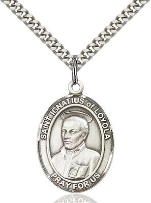Sterling Silver Patron Saint Medals I through L