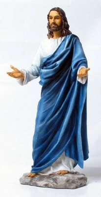 12" Welcoming Christ, Hand-Painted Colors