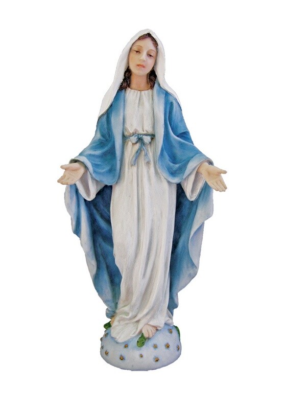 8&quot; Our Lady of Grace in Fully Hand-painted Color