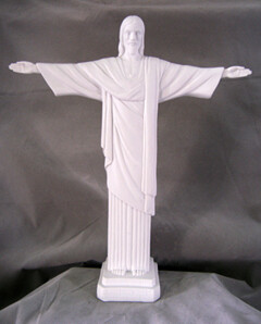 11&quot; Christ The Redeemer in White