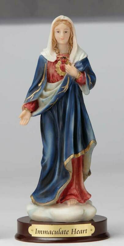 12&quot; Immaculate Heart of Mary Statue