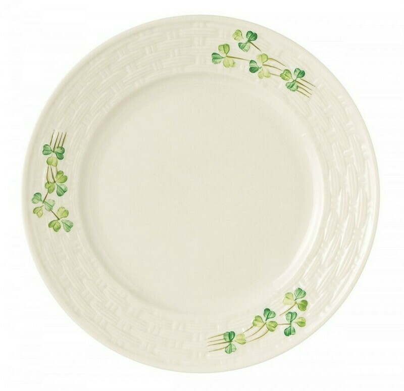 Belleek Shamrock Salad Plate