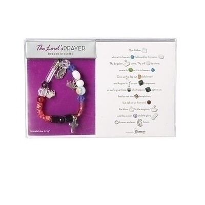 Adult Lords Prayer Bracelet Disc.