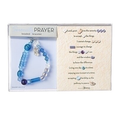 Adult Serenity Prayer Bracelet Disc.