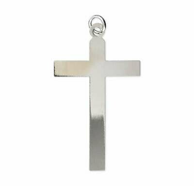 2  1/4&quot; Nickel Finish Cross