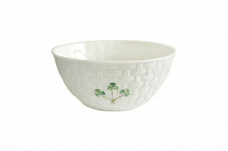 Belleek Shamrock 6&quot; Bowl Disc.