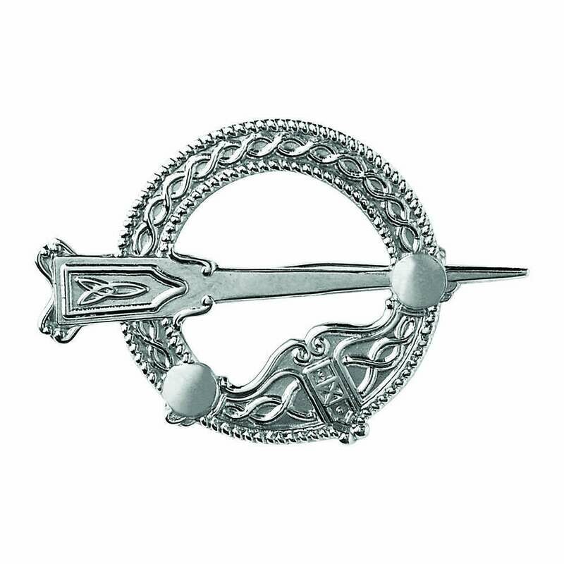 Sterling Silver Traditional Tara Brooch- Medium