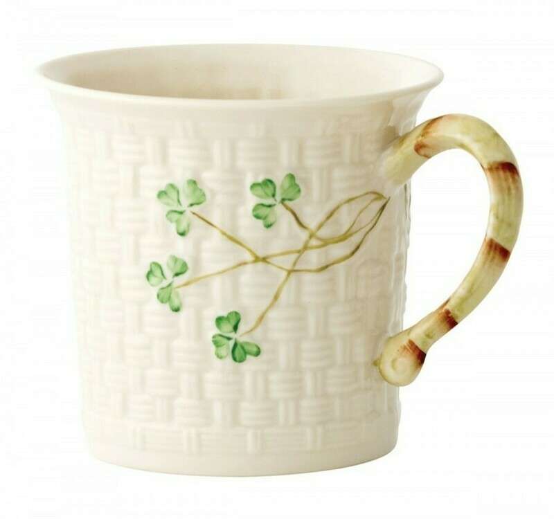Belleek Shamrock Mug