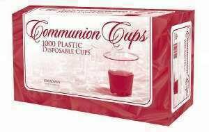 Communion Cups- Disposable- 1-3/8&quot; (Pack Of 1000)