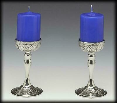Mullingar Pewter Kells Candlesticks (Set of Two)