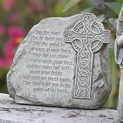 Celtic Cross Garden Stone