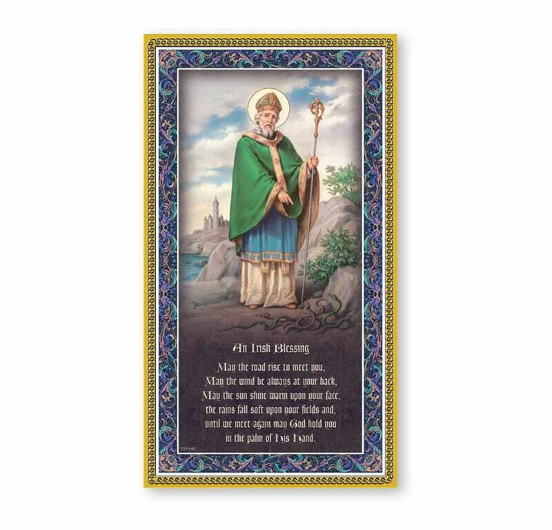 St. Patrick Plaque with Prayer