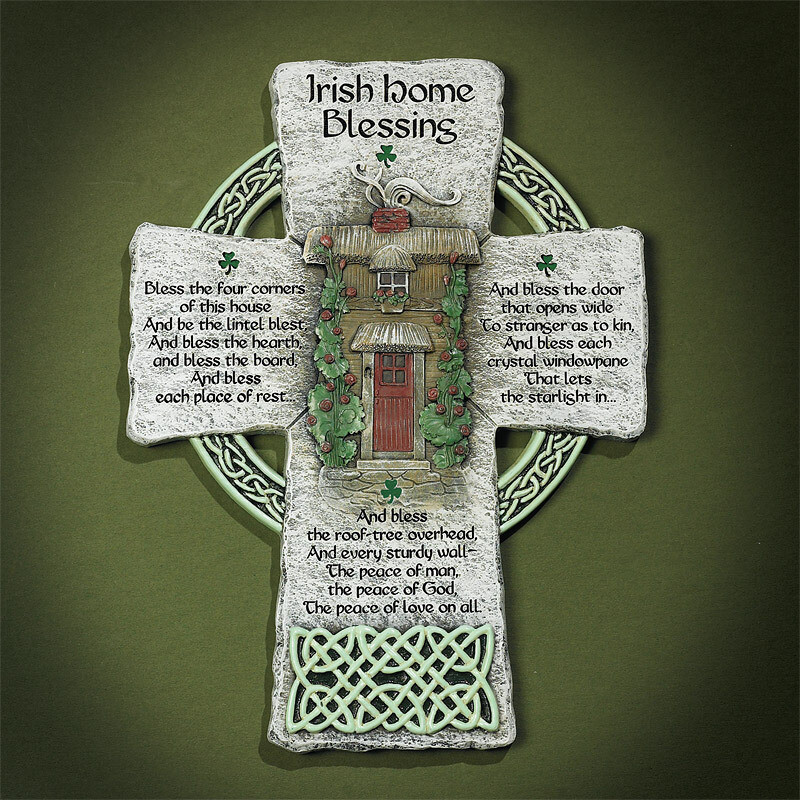 Home Blessing Irish Wall Cross