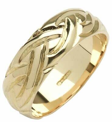 Ladies 14kt Gold Wide Dome Livia Wedding Band