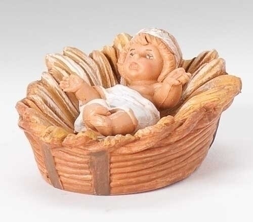 5" Fontanini Classic Baby Jesus with Manger