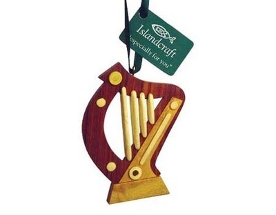 Irish Harp Ornament