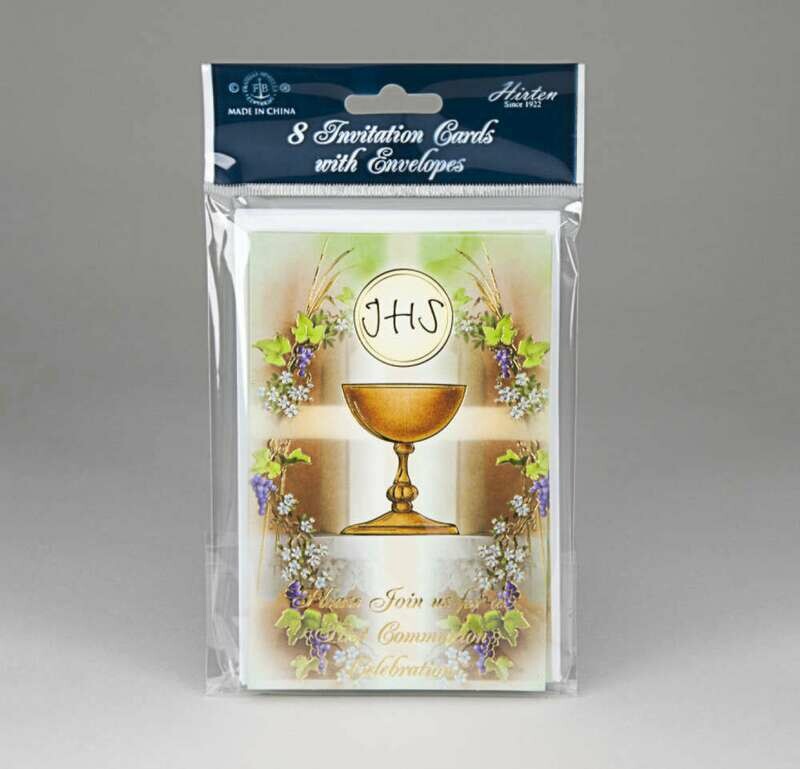 First Communion Chalice Invitations
