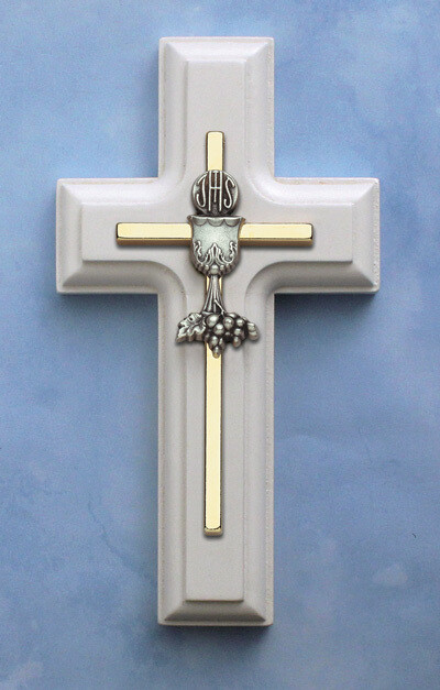First Holy Communion White Cross- Chalice