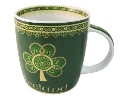 Ireland Mug- Shamrock Spiral