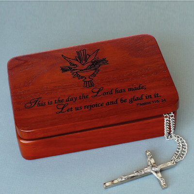 Confirmation Holy Spirit Wood Box
