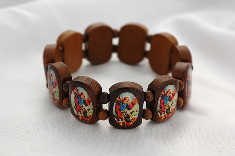 Brazilian Wood Bracelet- St. Michael
