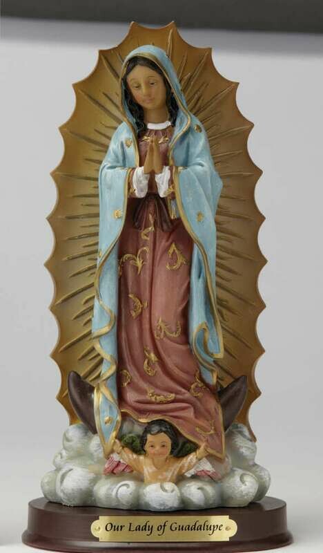 8&quot; Our Lady of Guadalupe Statue