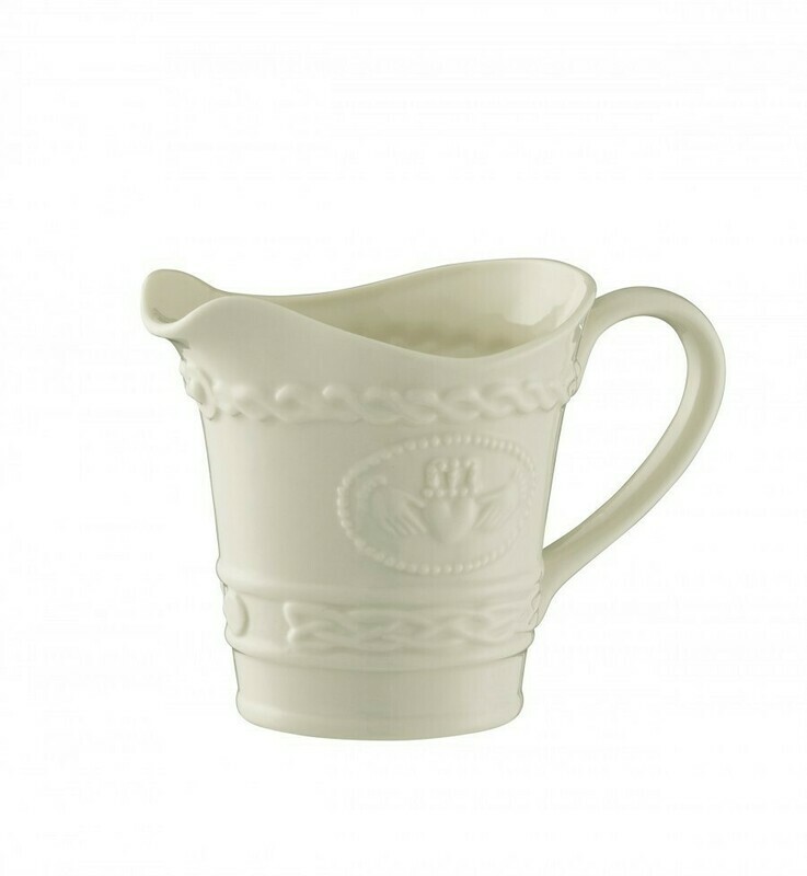 Belleek Claddagh Cream / Condiment Jug