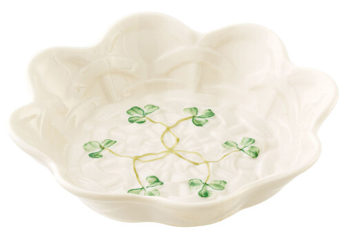 Belleek Shamrock Sweet Dish