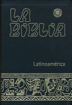 La Biblia Latinoamerica, Tamano Mediano, Imitacion Piel, Cafe