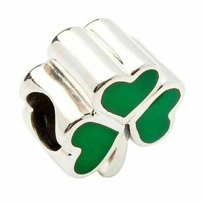 Shamrock Green Enamel Bead