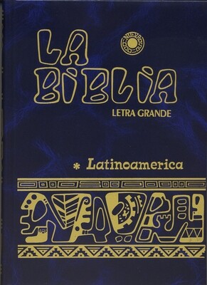 La Biblia Latinoamerica- Letra Grande, Azul