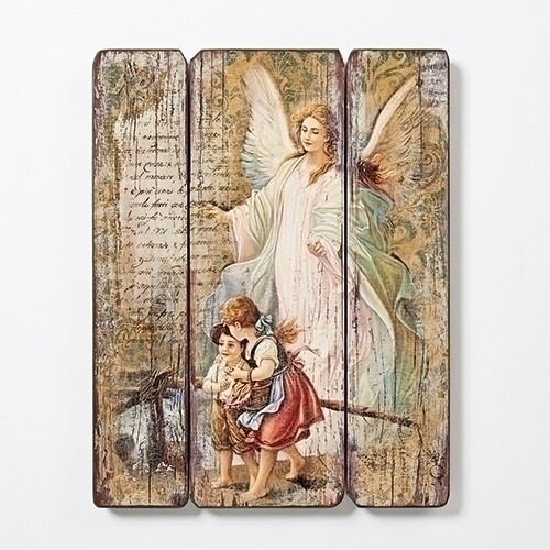 15&quot; Guardian Angel Decorative Panel