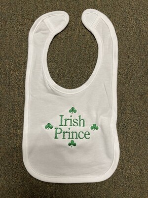 Irish Prince Baby Bib