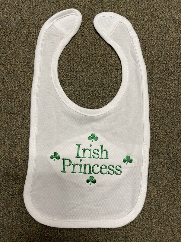 Irish Princess Baby Bib