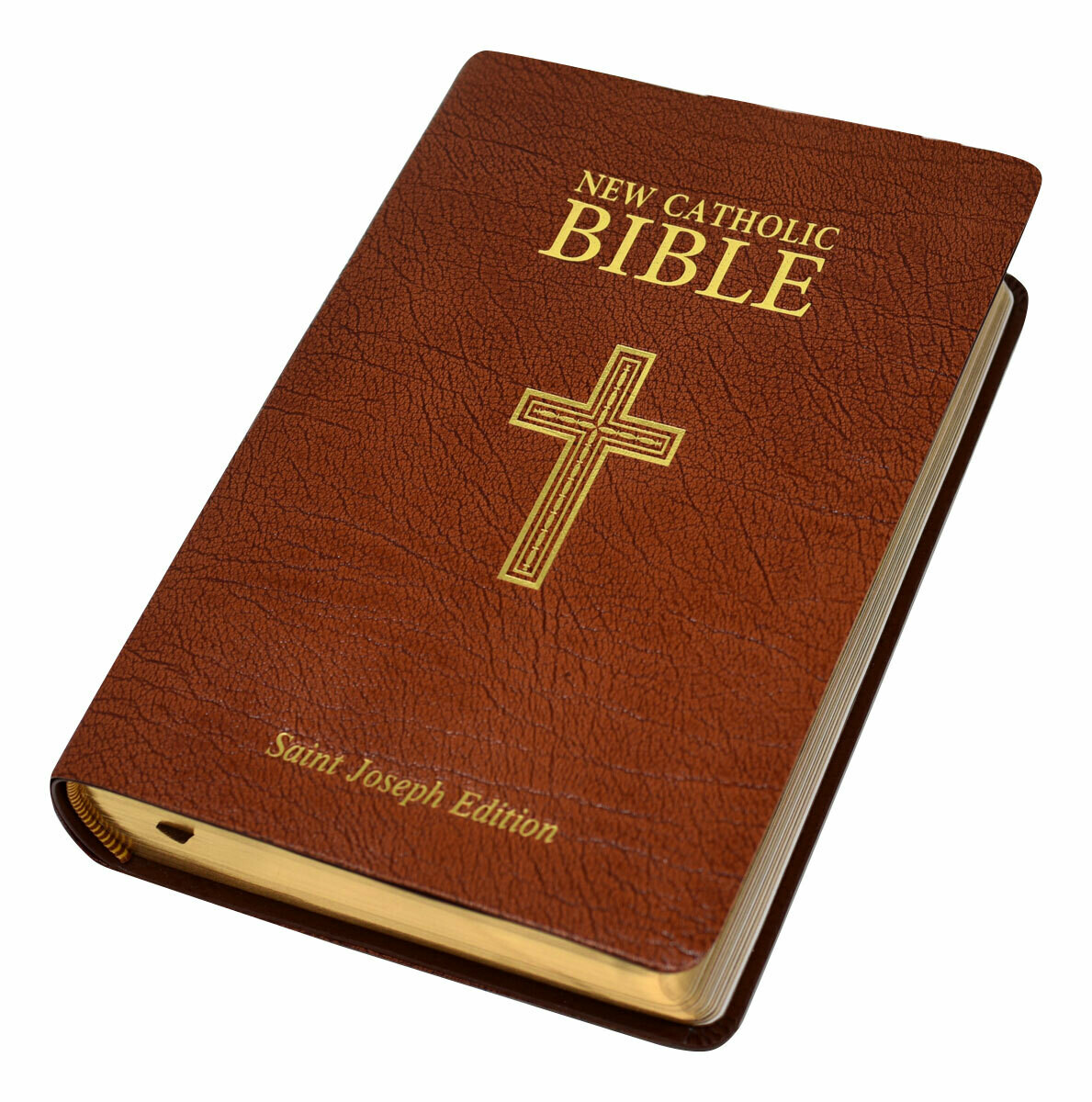 St. Joseph New Catholic Bible (Personal Size)- Brown, Bonded Leather