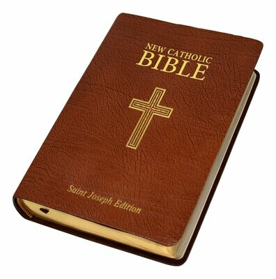 St. Joseph New Catholic Bible (Personal Size)- Brown, Bonded Leather