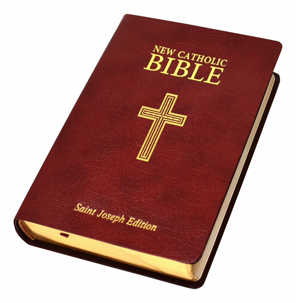 St. Joseph New Catholic Bible (Personal Size)- Burgundy, Bonded Leather