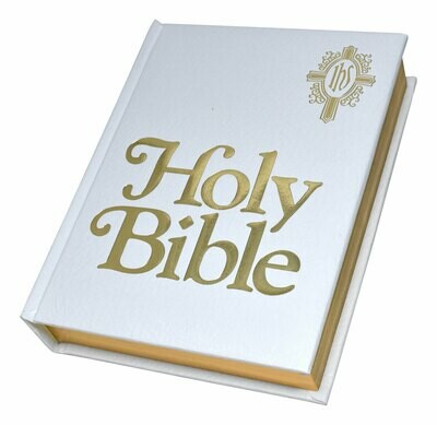 New Catholic Bible Family Edition- White