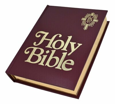 New Catholic Bible Family Edition- Burgundy