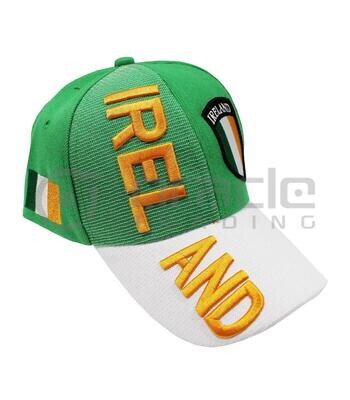Ireland 3D Embroidered Hat