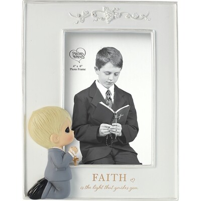 Faith Is The Light That Guides You Boy Photo Frame