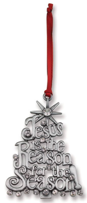 Jesus is the Reason Ornament Disc.