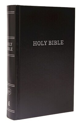 Large Print Pew Bible-KJV (Black, Hardcover)