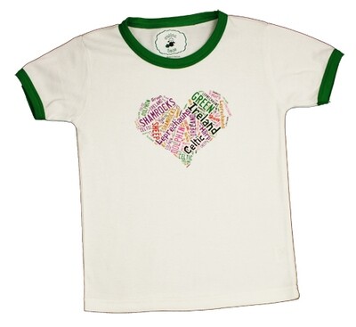 Kids Ireland Heart T-Shirt