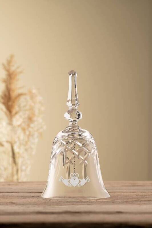 Galway Irish Crystal Claddagh Makeup Bell