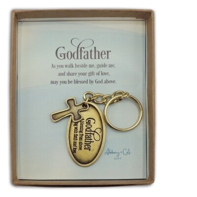 Godfather Keyring with Cross