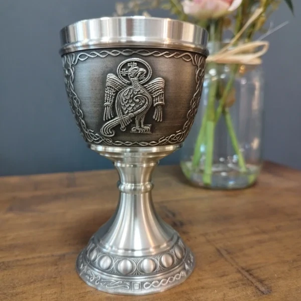 Mullingar Pewter Evangelist Goblet (8oz)- John &quot;The Eagle&quot;